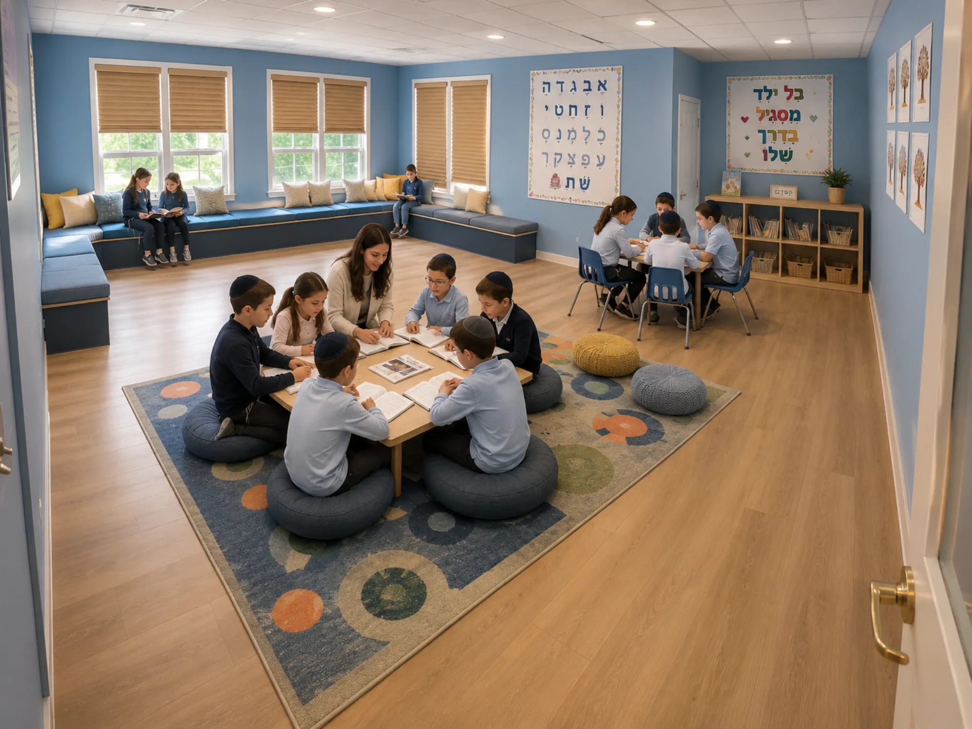 Young children learning together in our early childhood classroom